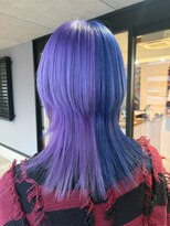 ワンバイワン(One×One)&nbsp;【林】PURPLE×BLUEのツートンカラー！