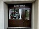 バーバースタイル(BARBER STYLE)の写真/門司駅徒歩2分◆明るい雰囲気の店内☆周りを気にせずゆったり寛げる、２席のみのプライベート空間が魅力！