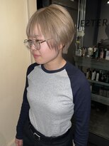 ジェスター(JESTER)&nbsp;〈atsuno〉ハンサムショートとベージュカラー