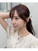 上品韓国◇暗め透明感チョコレートブラウン顔周り