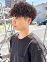 ユイマァルスロウ 倉敷(YUIMARLSLOW) メンズサロン★20代30代倉敷★波巻きツイストスパイラルパーマ★