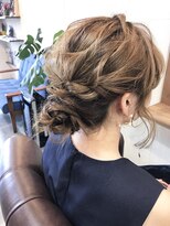 ヘアーサロン リベット(hair salon Libett)&nbsp;【☆】結婚式編み込みシニヨンヘアアレンジ・ヘアセット着物ヘア