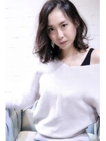 ホラン(HoLan)&nbsp;【HoLan】ヴェールウェーブxブルージュx前下がりロブ☆