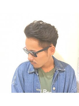 ロンド ストラーダ 心斎橋(Lond strada) 【津賀　涼】大人韓国マッシュかき上げリバースパーマ☆