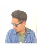 【津賀 涼】大人韓国マッシュかき上げリバースパーマ☆