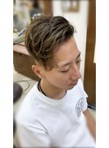 バレイヤージュ×スキンフェードカット