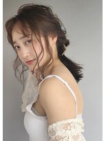 カフネ ジュントス ヨロ(Cafune' juntos YOLO)&nbsp;ローポニー　ゆるアレンジ