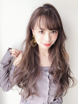 オーシャン(Ocean) [OCEAN Hair&Life藤原純] ゆるカールロング×ラベージュカラー☆