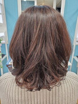 アラワラブルー(arrawarra blue) ゆるふわ ワンカールスタイル/50代/倉敷/白楽町