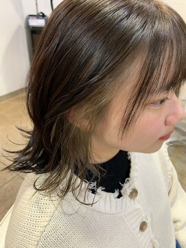 リミックスヘア(REMIX HAIR) ベージュ×ラテ