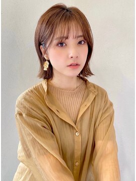 レイラバイアフロート 吉祥寺(Lila by afloat) 耳掛け切りっぱなしボブ/外ハネボブ
