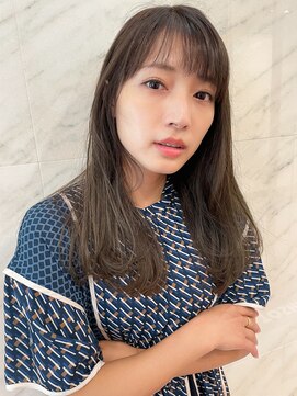 ソワリー 栄(THOiRY) THOiRY【女性らしい柔らかヘア】似合わせ小顔艶髪ゆる巻きロング