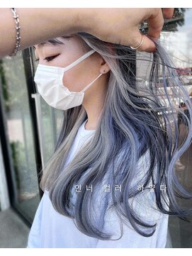 ユナイテッドビューティー 金沢(UNITED BEAUTY) インナーカラー/ホワイトラベンダー/韓国ヘア