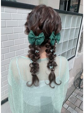 シャーマン(SHERMAN) 編み下ろしツインアレンジ♪