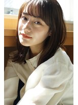 サンド 鹿児島中央(sand)&nbsp;黒髪/グレーベージュ/レイヤーロング/前髪パーマ[鹿児島駅]