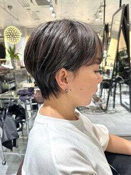 ラボー ノースプラザ店(LA'BO) 【LA'BO三浦】大人コンパクトショート×ハイライトグレージュ