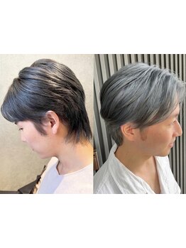 トレンドの韓国風パーマやハイトーンも人気★ナチュラルから個性派までメンズスタイル対応♪