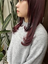 アン(Hair make un)&nbsp;【ダブルカラー】チェリーレッド♪