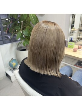 ランプ 柏(Lamp) ミルクティーベージュ/ブリーチカラー/ベージュカラー