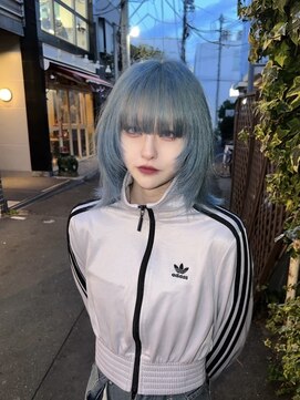 キイ 原宿 表参道(K.e.y) パールトーン／シャギーウルフ