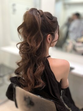 ヘアセット&メイク専門店 カスミ(Kasumi) 高めハーフアップ