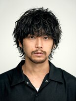 フィフス 渋谷(fifth)&nbsp;波巻きツイストスパイラルパーマツーブロックメンズマッシュヘア