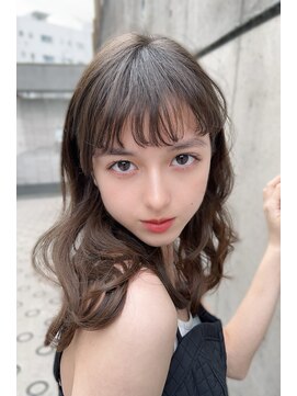 リークフー(Ree cu fuu) オリーブベージュ シアグレージュ レイヤーカット 藤沢