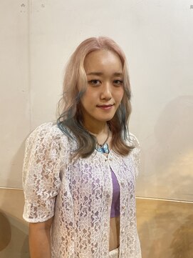 ヒカリス 中崎店(HIKARIS) ピンク×ブルー　デザインカラー