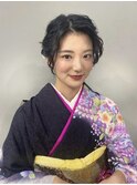 【 ヘアセット 】卒業式 袴 着物 まとめ髪ヘア