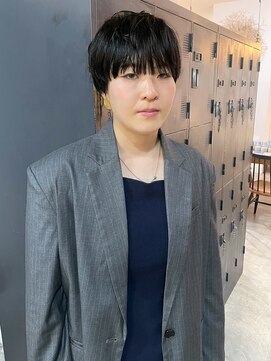 ヘアーアイストゥーレ(HAIR ICI TRE) 透明感韓国風マッシュショートアッシュ