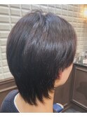 メンズウルフヘア