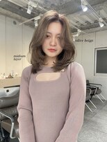 フェブ(fev)&nbsp;<fev_sakura> midium layer×olive beige