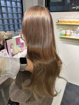 ハピネス 梅田茶屋町店(HAPPINESS) ブリーチダブルカラーベージュ