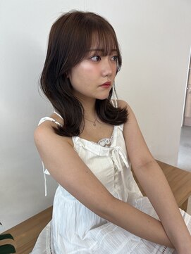 エトワール バイ ヴィンス(etoile by vince) 韓国くびれヘア/オリーブベージュ/透明感カラー