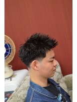 ラフカッターズZ 町田店&nbsp;スパイキーショート/町田/理容室/床屋/シェービング/フェード