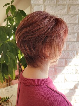 松本平太郎美容室 国立店 30代40代50代60代×ショートレイヤー×イノアカラー×ハイライト