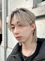 ロンドオム 池袋(Lond Homme)&nbsp;men's/メンズ/刈り上げセンターパート/メンズパーマ/顔周り/池袋