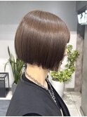 前下がりBobナチュラルブラウン