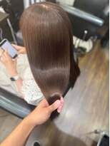 グラス 春吉1号店(glass)&nbsp;【髪質改善】酸性ストレート＋カラー