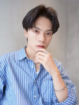 ニコ トウキョウ 渋谷(nico TOKYO) メンズ/センターパート/曲がる縮毛矯正