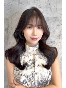 ナンバー アンフィール 渋谷(N° anfeel) 韓国風レイヤー×ゆる巻