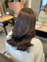 フィエルウメダ(Fier umeda)&nbsp;髪質改善極みカラー☆オリーブベージュ×レイヤースタイル