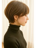 ウルヘアー 緑地公園(ulu hair)&nbsp;大人可愛い30代40代50代小顔◎マッシュショートボブカット