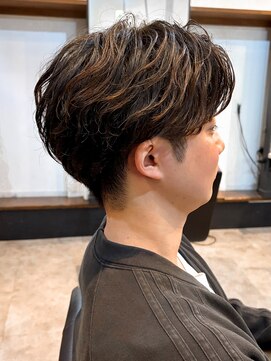 【IRIE 福岡】フェザーパーマシャドウパーマ