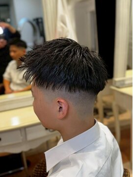 ヘアスタジオ アルス 御池店(hair Studio A.R.S) センター分けマンバンヘアアップバングオールバック