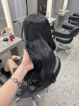 ボタン ハカタ(VOTAN hakata) 【福岡美容室/小山田】ブルーブラックカラー