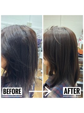 メイクルーム(make room.) 縮毛矯正　施術例