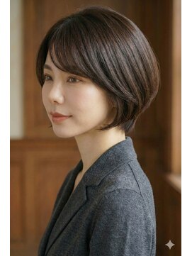 クラーロ アマンテ(Claro amante) 横顔に自信が持てる、大人のくびれショートボブ