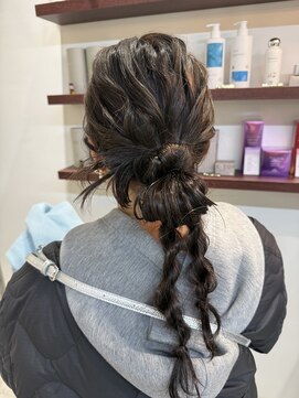 コース(co-th.) 結婚式ヘアセットカチモリアレンジ×小野ふゆり