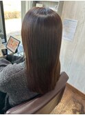 艶髪シルキーロング/髪質改善/ナチュラルブラウン/サラサラヘア
